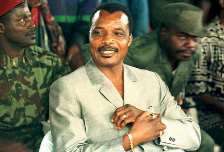 Portrait de Denis Sassou-Nguesso (premier mandat)